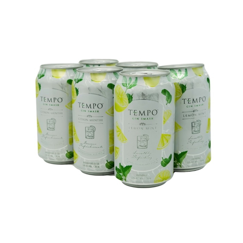 Tempo Gin Smash Lemon Mint-6*355ml